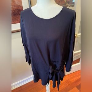 FINAL PRICE CUT! NWT Halogen side tie top in Large